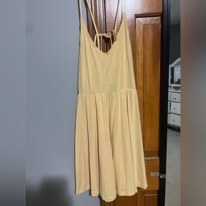 Yellow sun dress perfect for summer & the beach